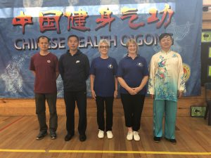Our assessment candidates Elli and Judi with the professors